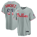 Fourth of July Philadelphia Phillies Cristopher Sanchez | Nike Gray USA 250 Stadium Jersey