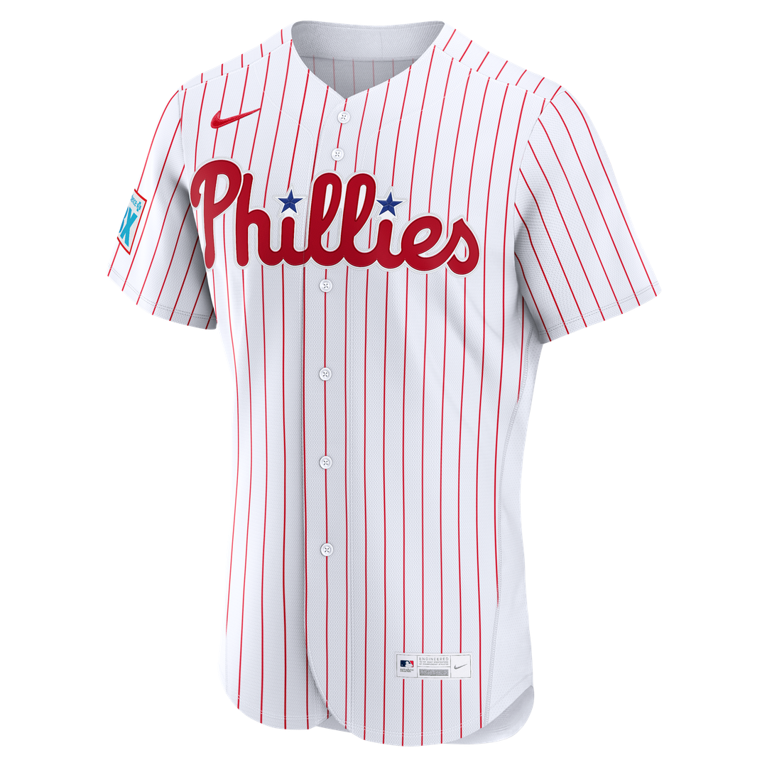 Philadelphia Phillies Bryce Harper | Nike Light Blue Alternate Authentic Sponsor Patch Jersey