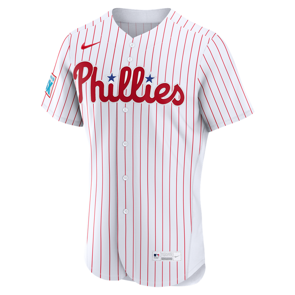 Philadelphia Phillies Bryce Harper | Nike Cream Alternate Authentic Sponsor Patch Jersey