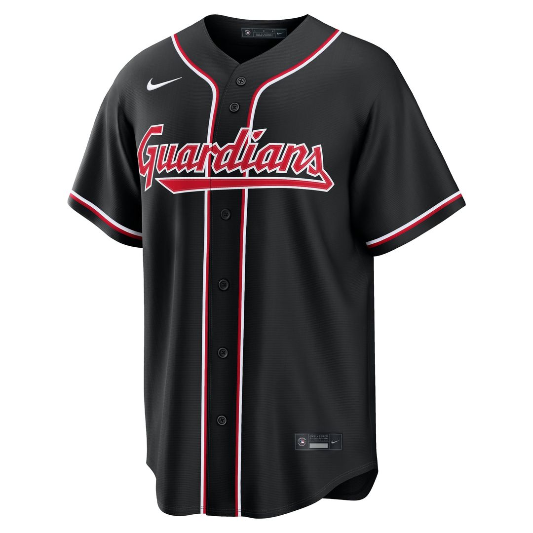 Cleveland Guardians | Nike Fashion Replica Black Out Jersey