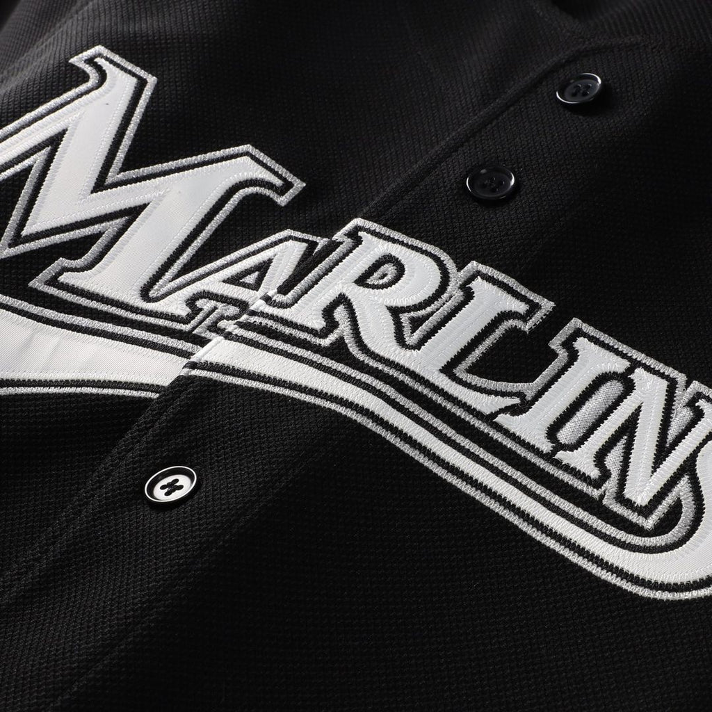 Miami Marlins Miguel Cabrera | Mitchell & Ness Black Big & Tall Cooperstown Mesh Batting Practice Jersey