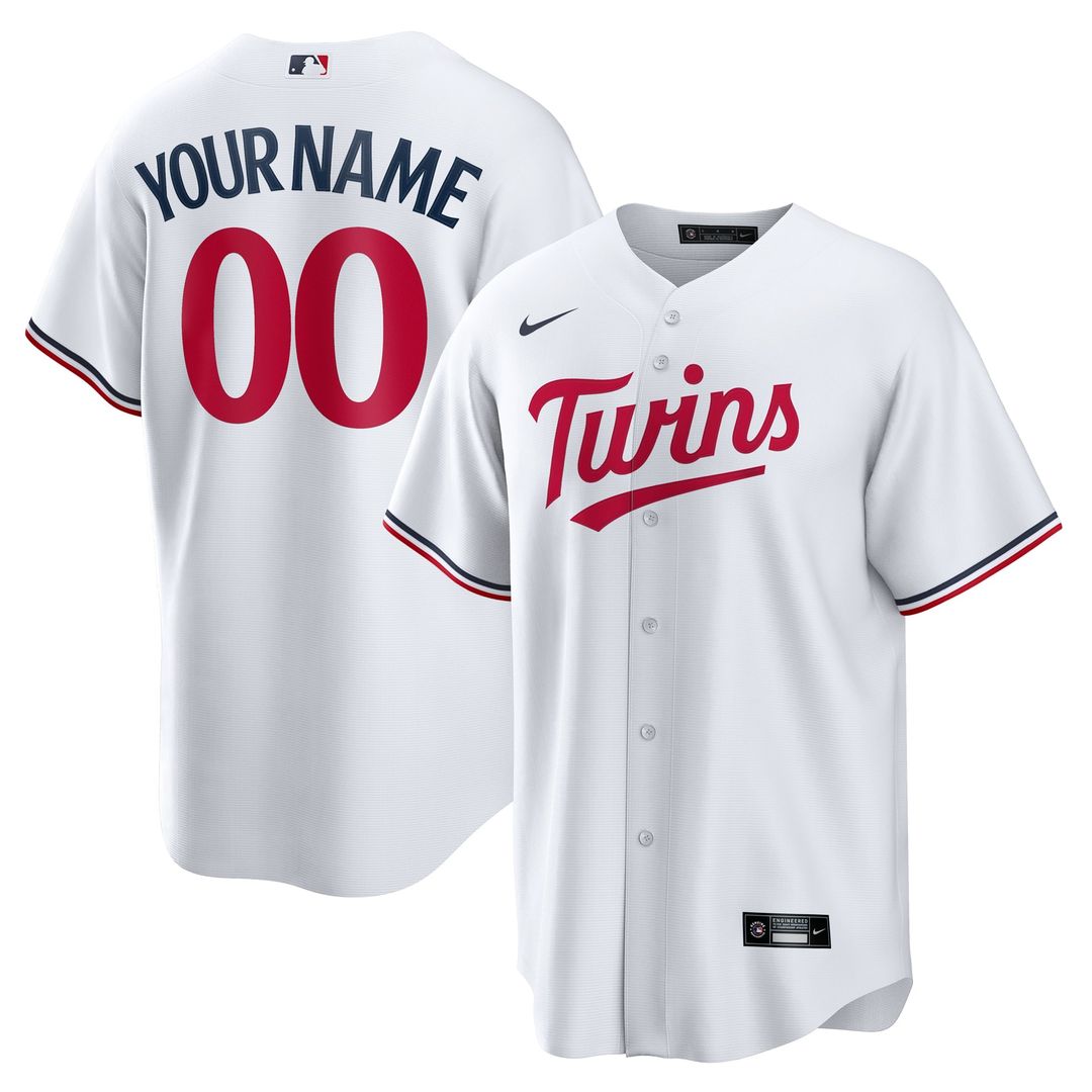 Minnesota Twins | Nike White Home Replica Custom Jersey