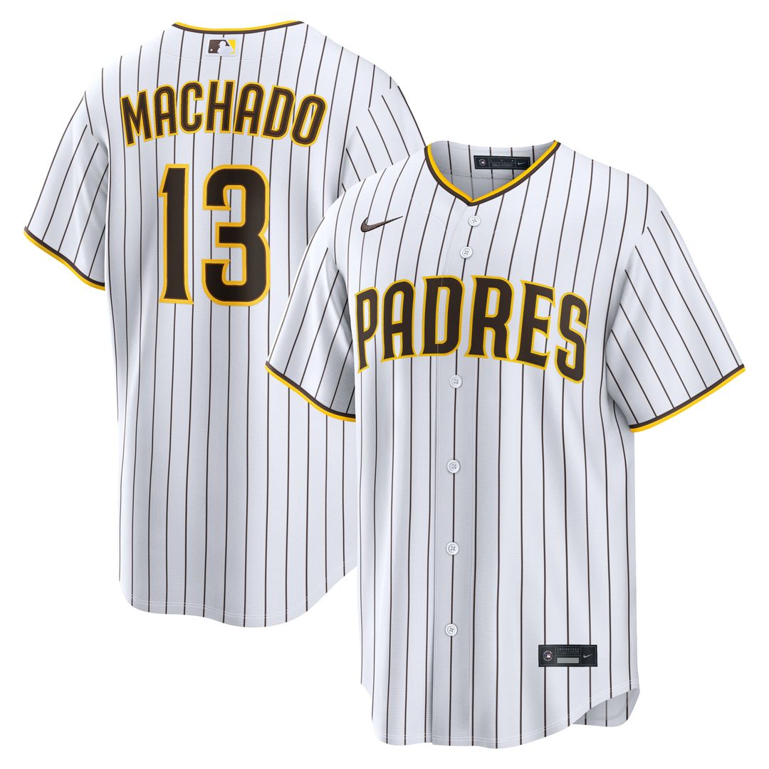 San Diego Padres Manny Machado | Nike White Home Replica Player Jersey