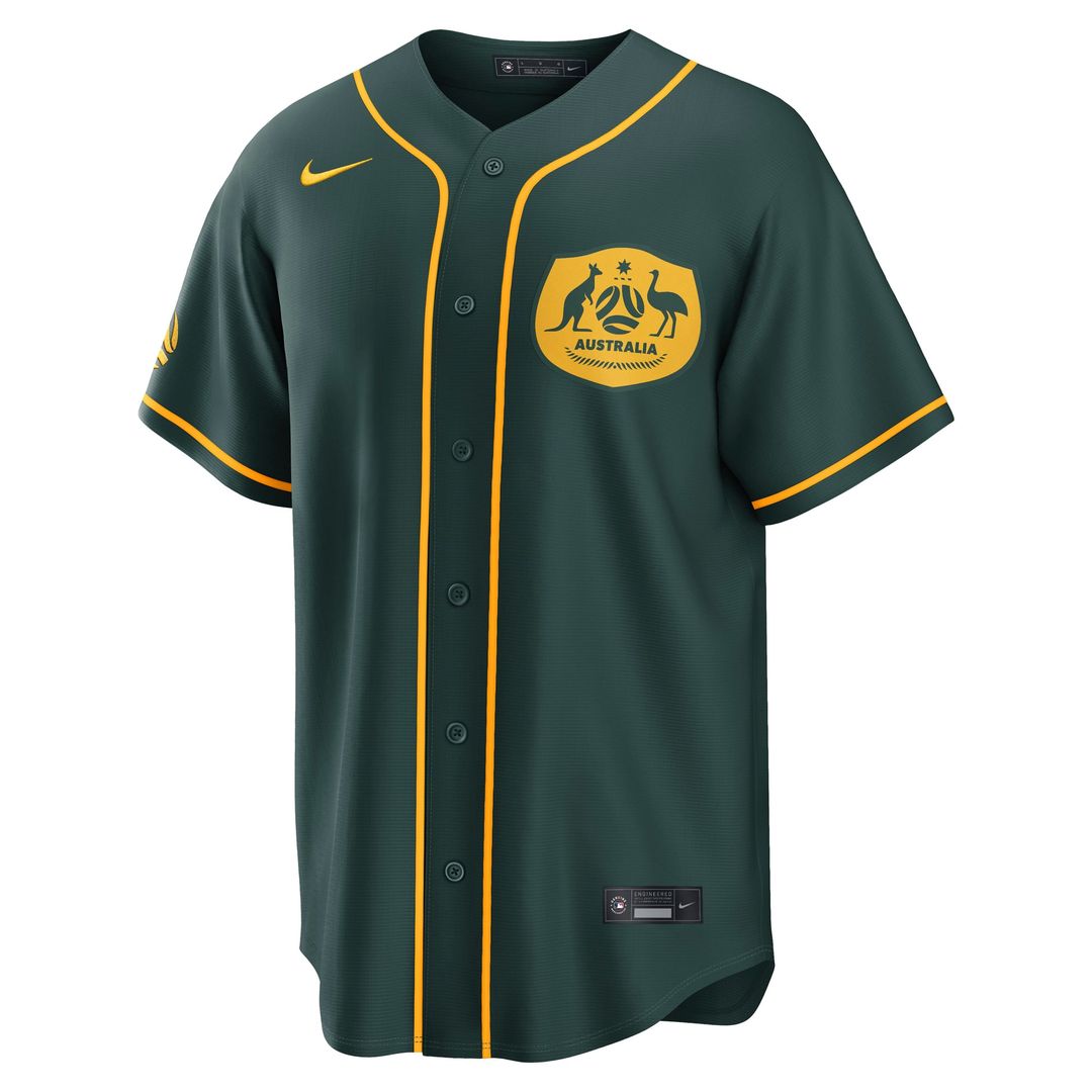 Australia National Team x MLB | Nike Green Stadium Replica Jersey