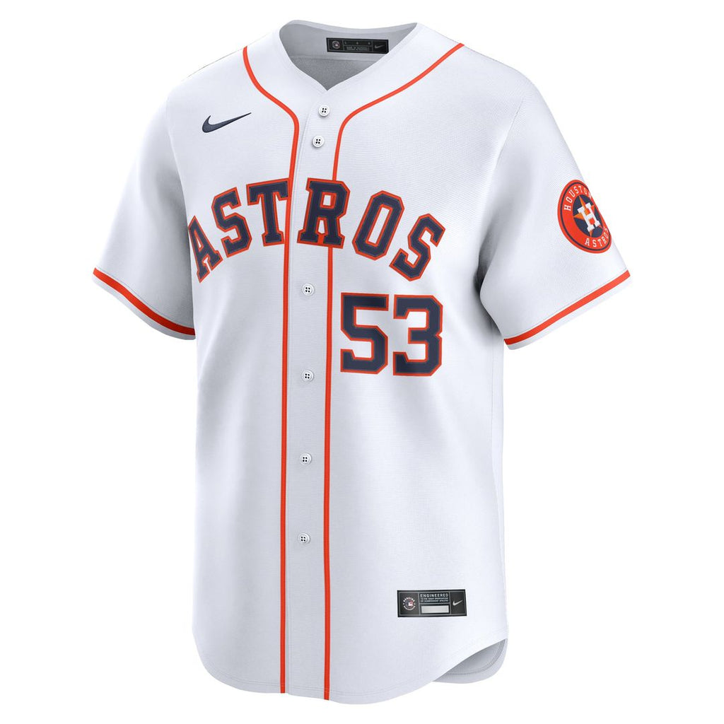 Houston Astros Cristian Javier | Nike White Home Limited Player Jersey