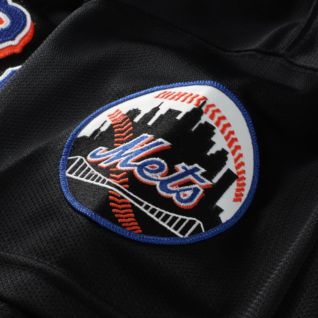 New York Mets Mike Piazza | Mitchell & Ness Black Cooperstown Collection 2000 Batting Practice Jersey