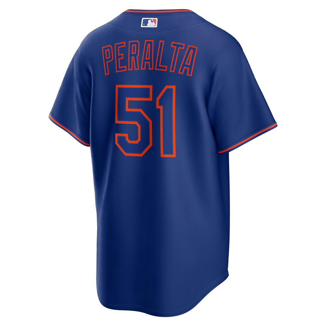 New York Mets Freddy Peralta | Nike Royal Alternate Replica Jersey