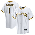 Pittsburgh Pirates | Nike White #1 Groom Home Replica Jersey