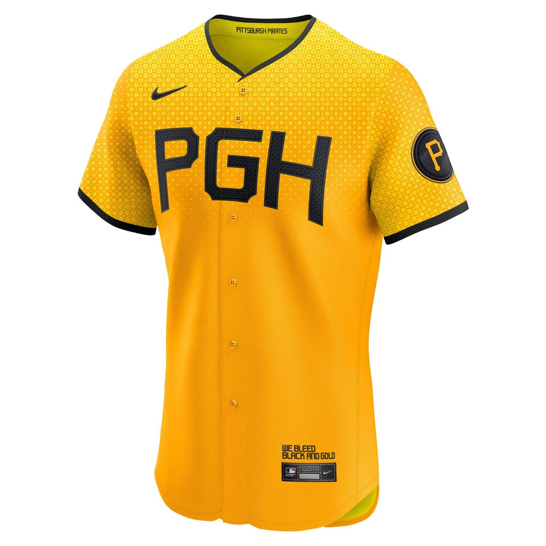Pittsburgh Pirates | Nike Gold City Connect Elite Jersey