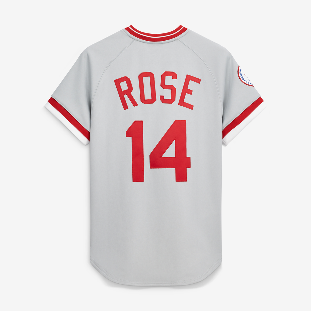 Cincinnati Reds Pete Rose | Mitchell & Ness Gray 1976 Authentic Jersey