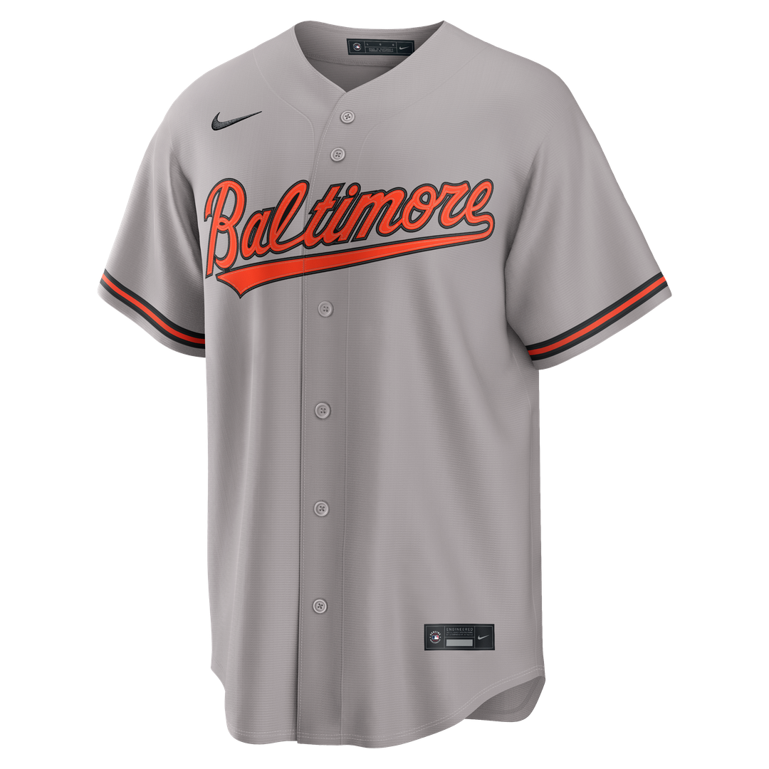 Baltimore Orioles Gunnar Henderson | Nike Gray Road Replica Jersey