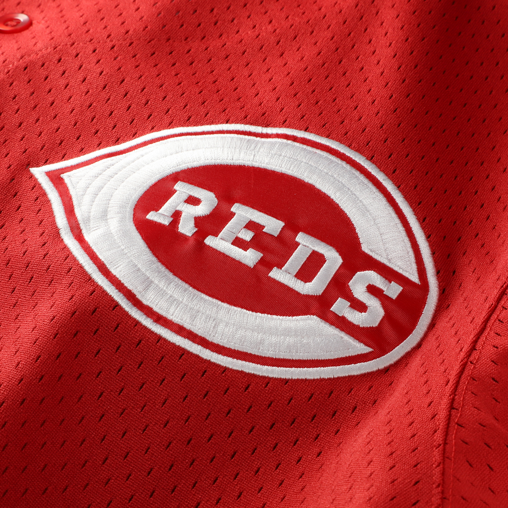 Cincinnati Reds Deion Sanders | Mitchell & Ness Red Big & Tall Cooperstown Mesh Batting Practice Jersey