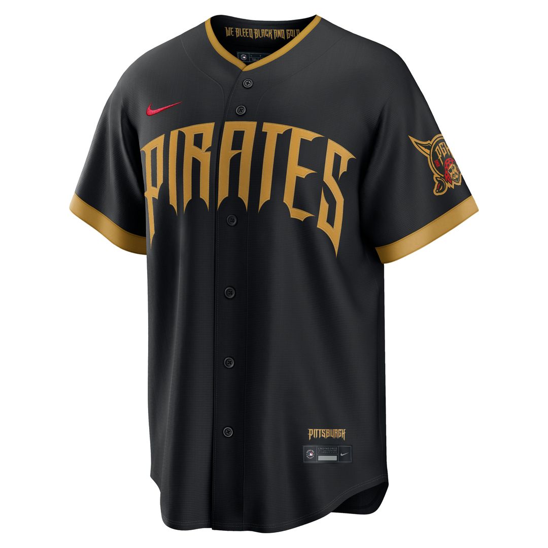 Pittsburgh Pirates Paul Skenes | Nike Black 2026 City Connect Stadium Jersey