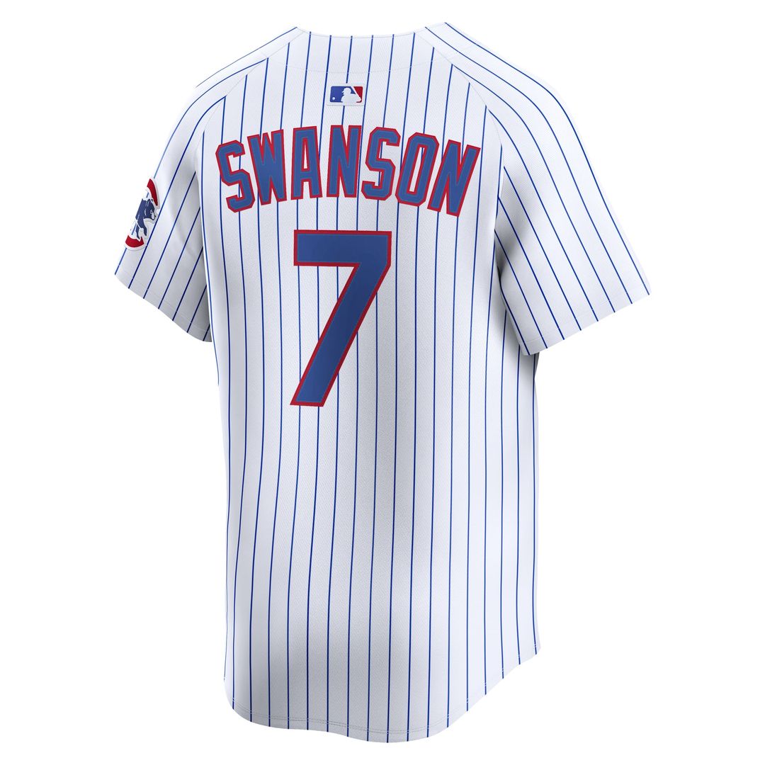Chicago Cubs Dansby Swanson | Nike White Home Limited Player Jersey