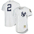 New York Yankees Derek Jeter | Mitchell & Ness White Cooperstown Collection Authentic Jersey