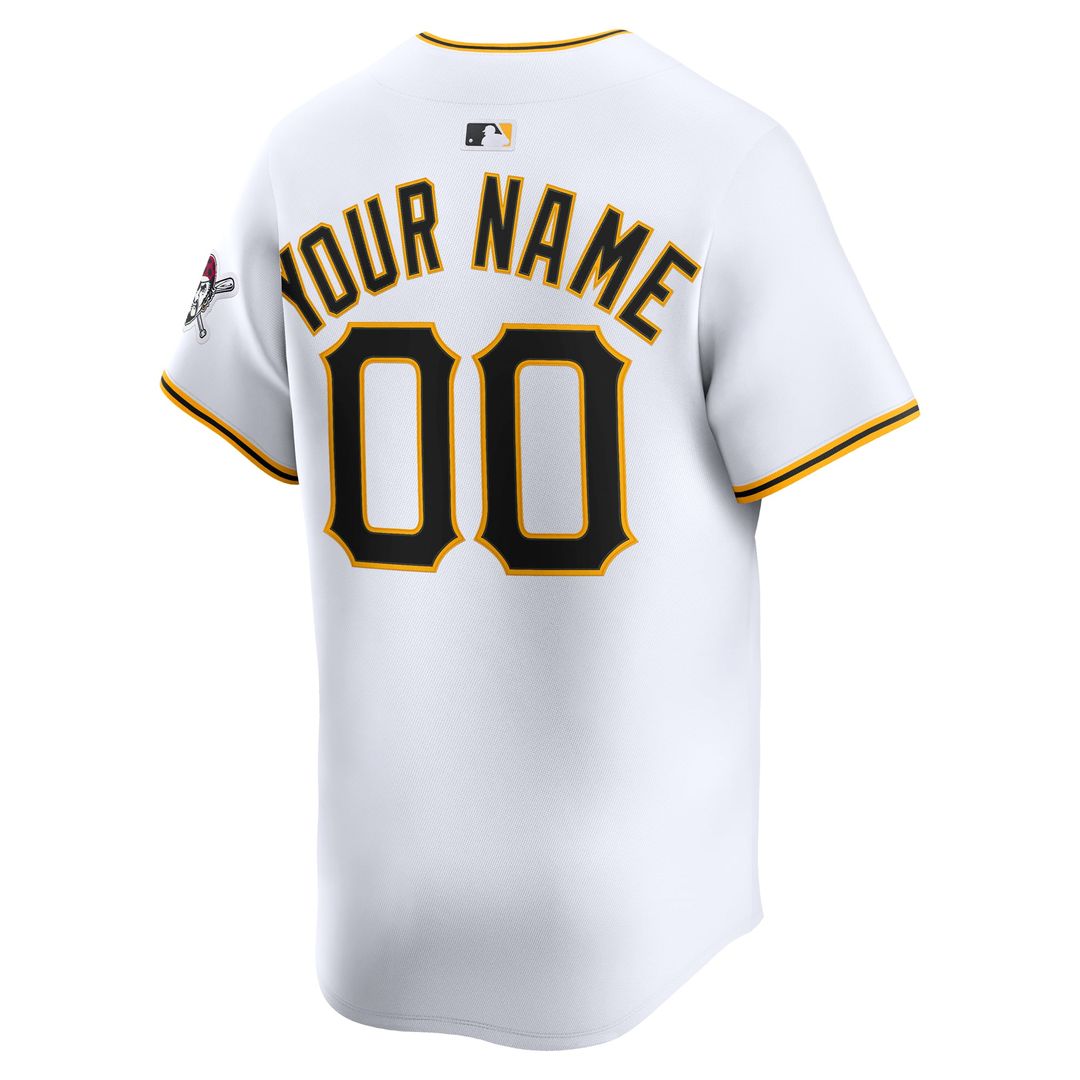 Pittsburgh Pirates | Nike White Home Limited Custom Jersey