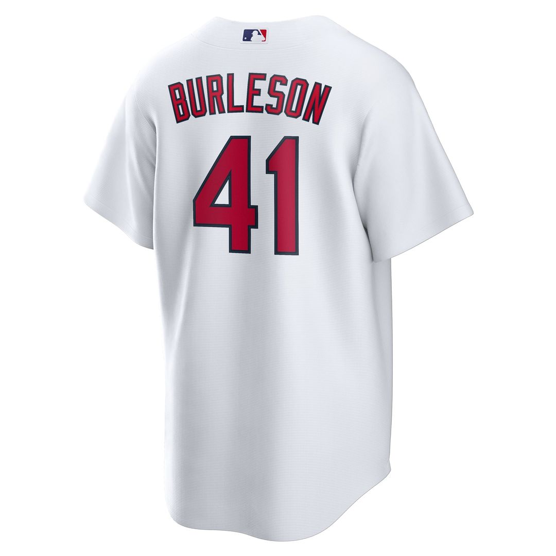 St. Louis Cardinals Alec Burleson | Nike White Home Replica Jersey