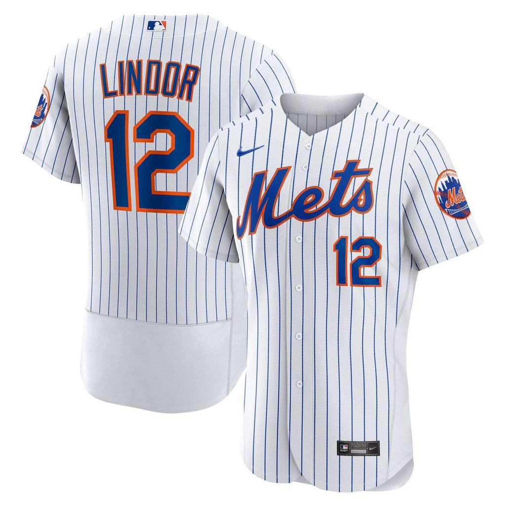 New York Mets Francisco Lindor | Nike White Home Authentic Player Jersey