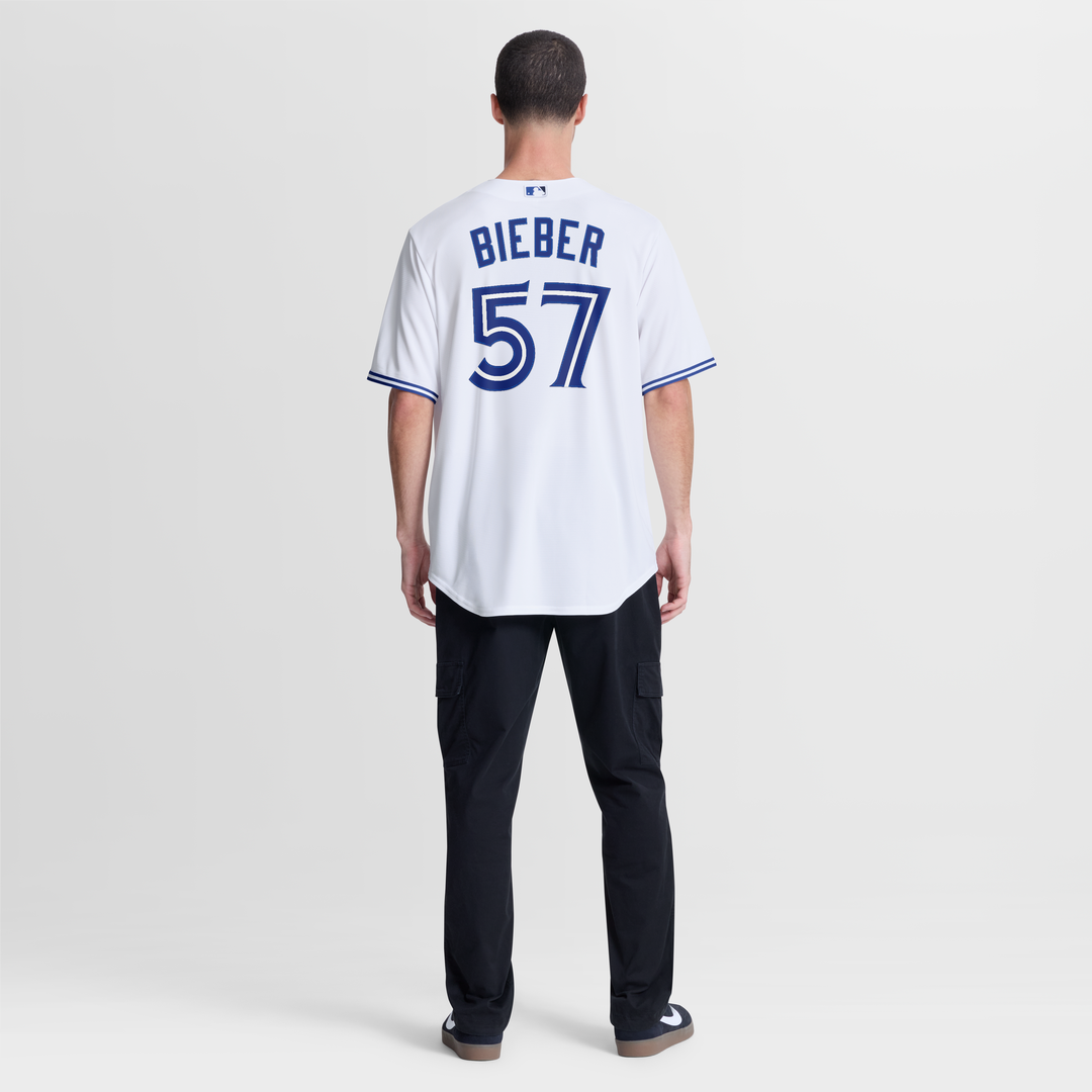 Toronto Blue Jays Shane Bieber | Nike White Home Replica Jersey