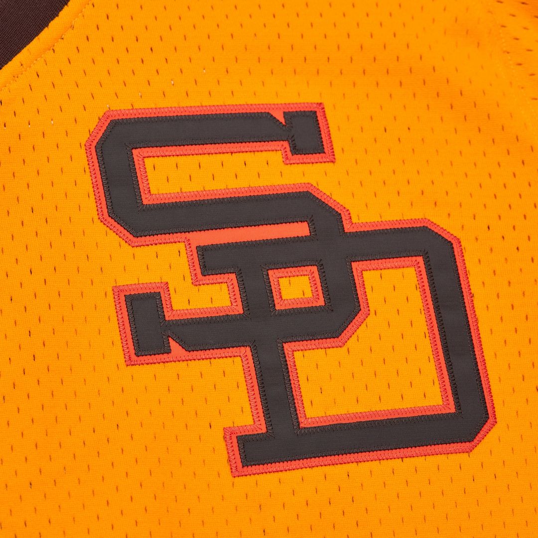 San Diego Padres Tony Gwynn | Mitchell & Ness Gold Big & Tall Cooperstown Mesh Batting Practice Jersey