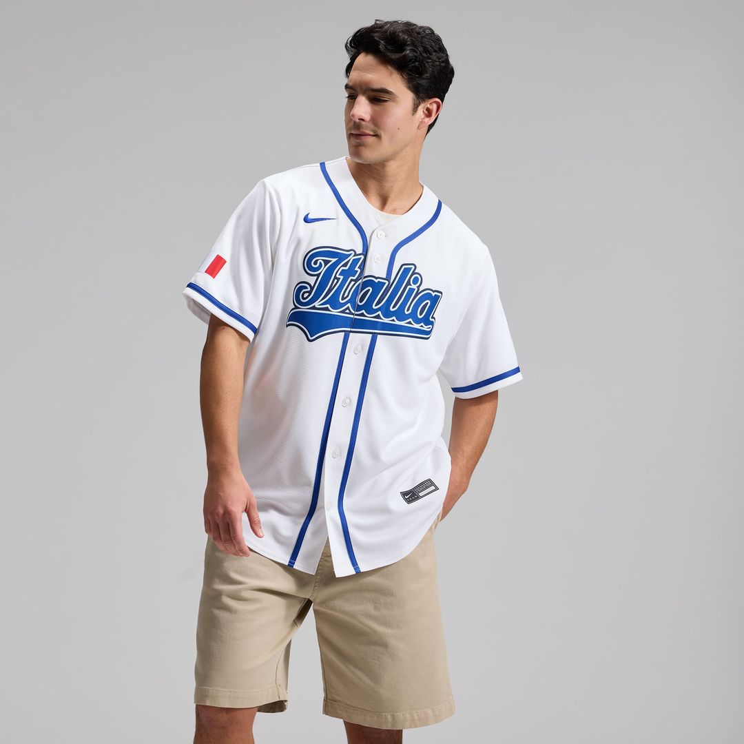 Italy Baseball Vinnie Pasquantino | Nike White 2026 World Baseball Classic Home Stadium Jersey