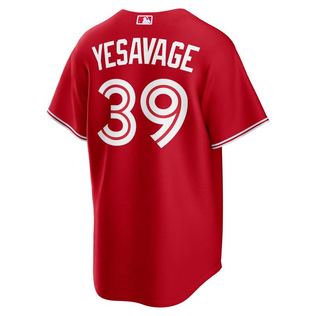 Toronto Blue Jays Trey Yesavage | Nike Red Canada Day Replica Jersey