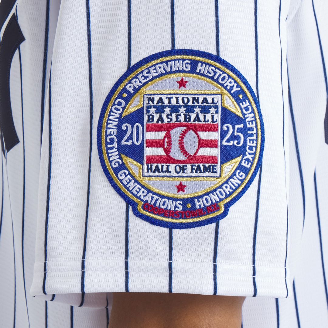 New York Yankees CC Sabathia | Nike White 2025 Baseball Hall of Fame Name & Number Retired Replica Jersey