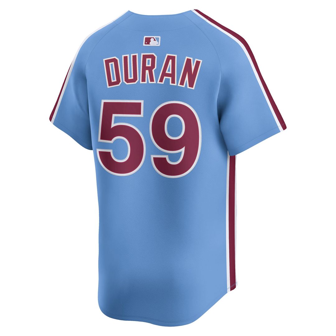 Philadelphia Phillies Jhoan Duran | Nike Light Blue Alternate Limited Player Jersey
