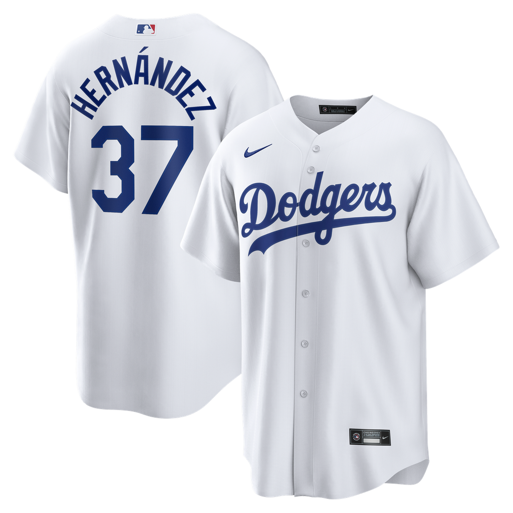 Los Angeles Dodgers Teoscar Hernández | Nike White Home Replica Jersey
