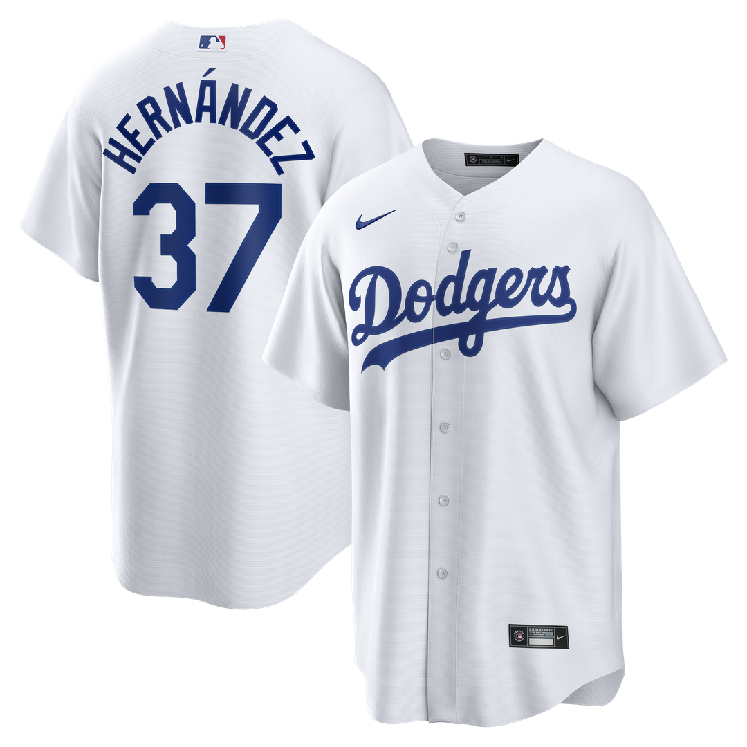 Los Angeles Dodgers Teoscar Hernández | Nike White Home Replica Jersey