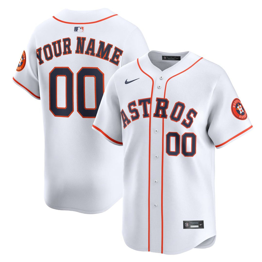 Houston Astros | Nike White Home Limited Custom Jersey