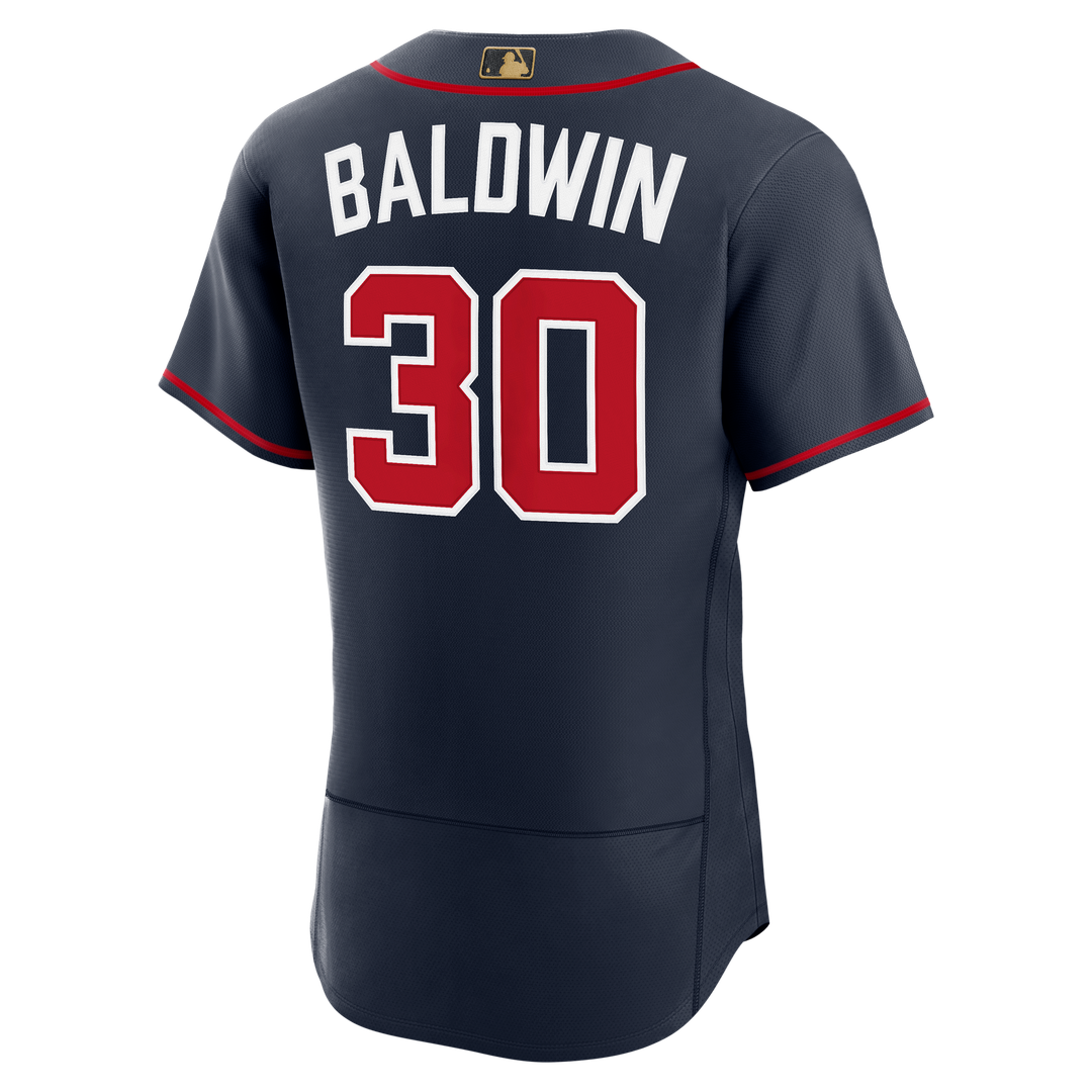Atlanta Braves Drake Baldwin | Nike Navy Alternate MLB Awards Authentic Jersey