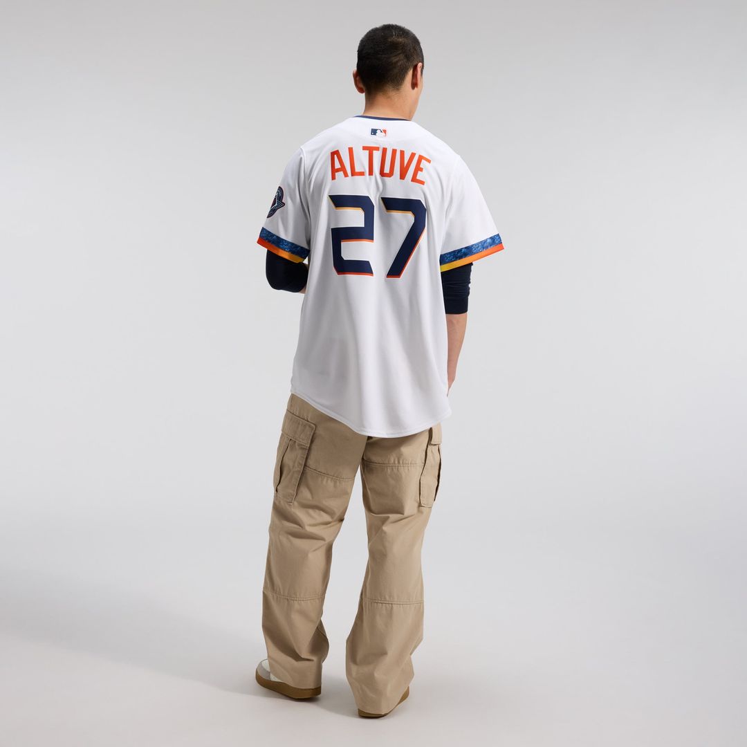 Houston Astros Jose Altuve | Nike White 2025 City Connect Limited Player Jersey