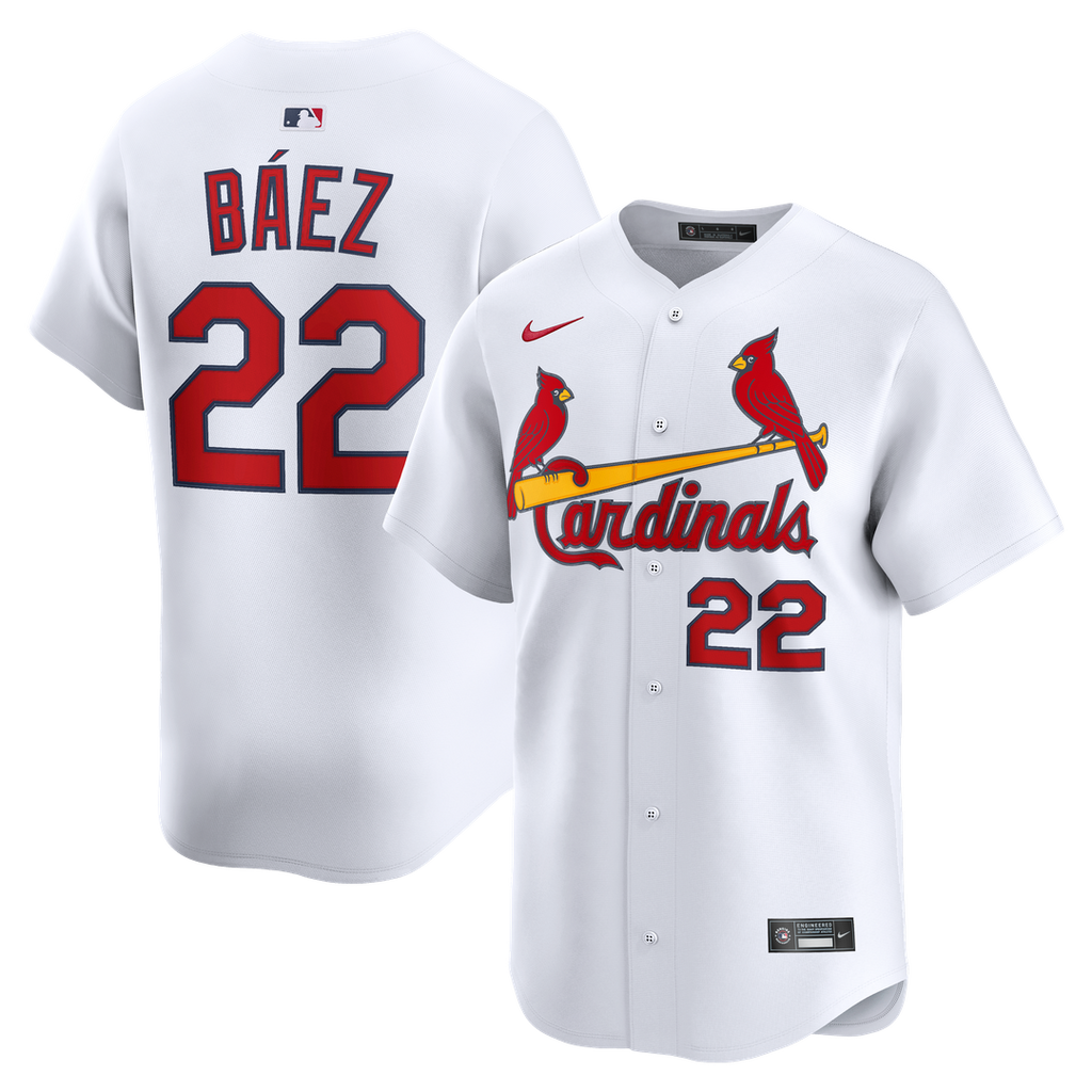 St. Louis Cardinals Joshua Báez | Nike White Home Limited Player Jersey