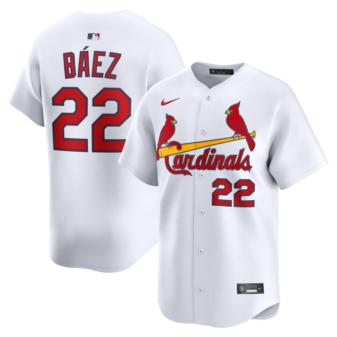 St. Louis Cardinals Joshua Báez | Nike White Home Limited Player Jersey