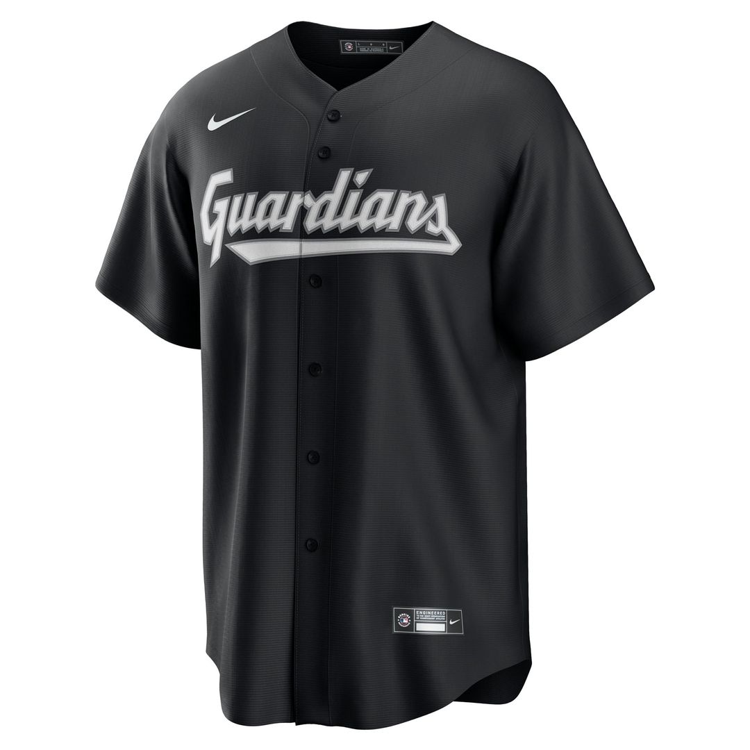 Cleveland Guardians | Nike Black Replica Jersey
