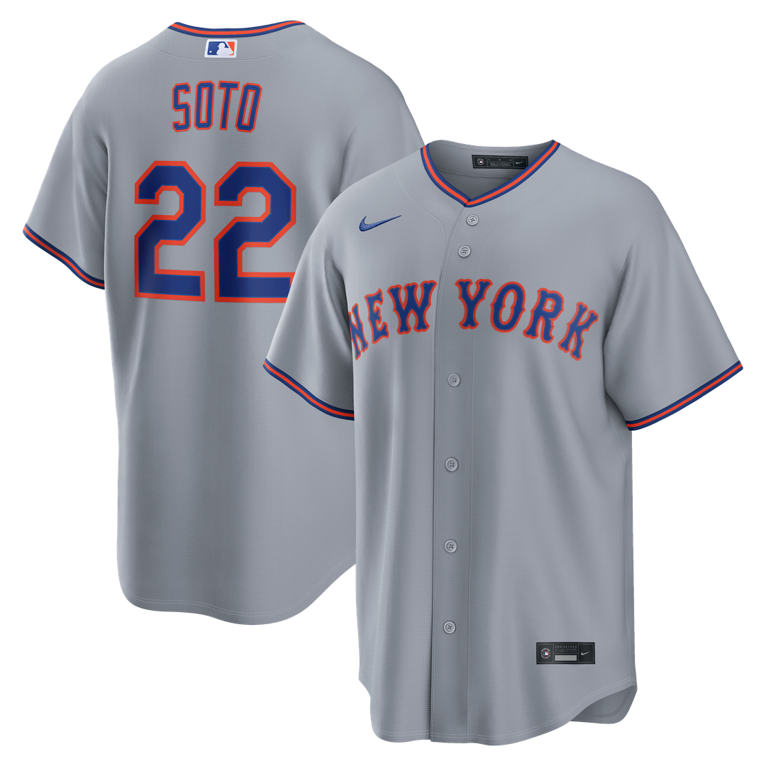New York Mets Juan Soto | Nike Gray Road Replica Jersey