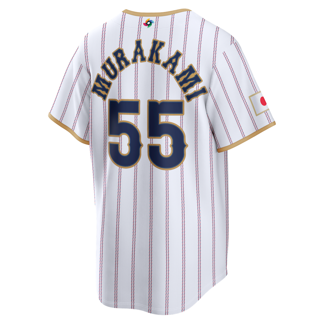 Japan Baseball Munetaka Murakami | Nike White 2026 World Baseball Classic Home Stadium Jersey