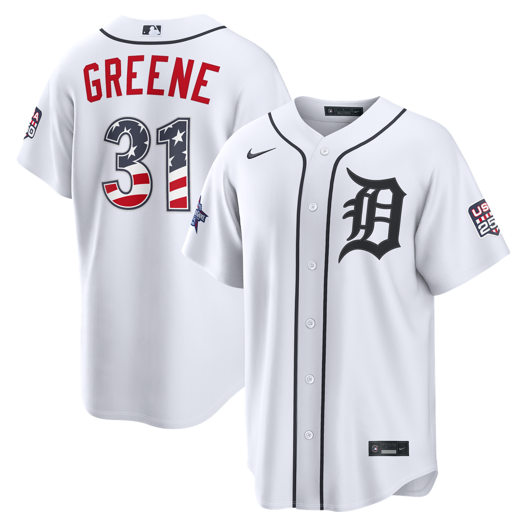 2026 All-Star Edition Stars & Stripes Detroit Tigers Riley Greene | Nike White Stadium Jersey