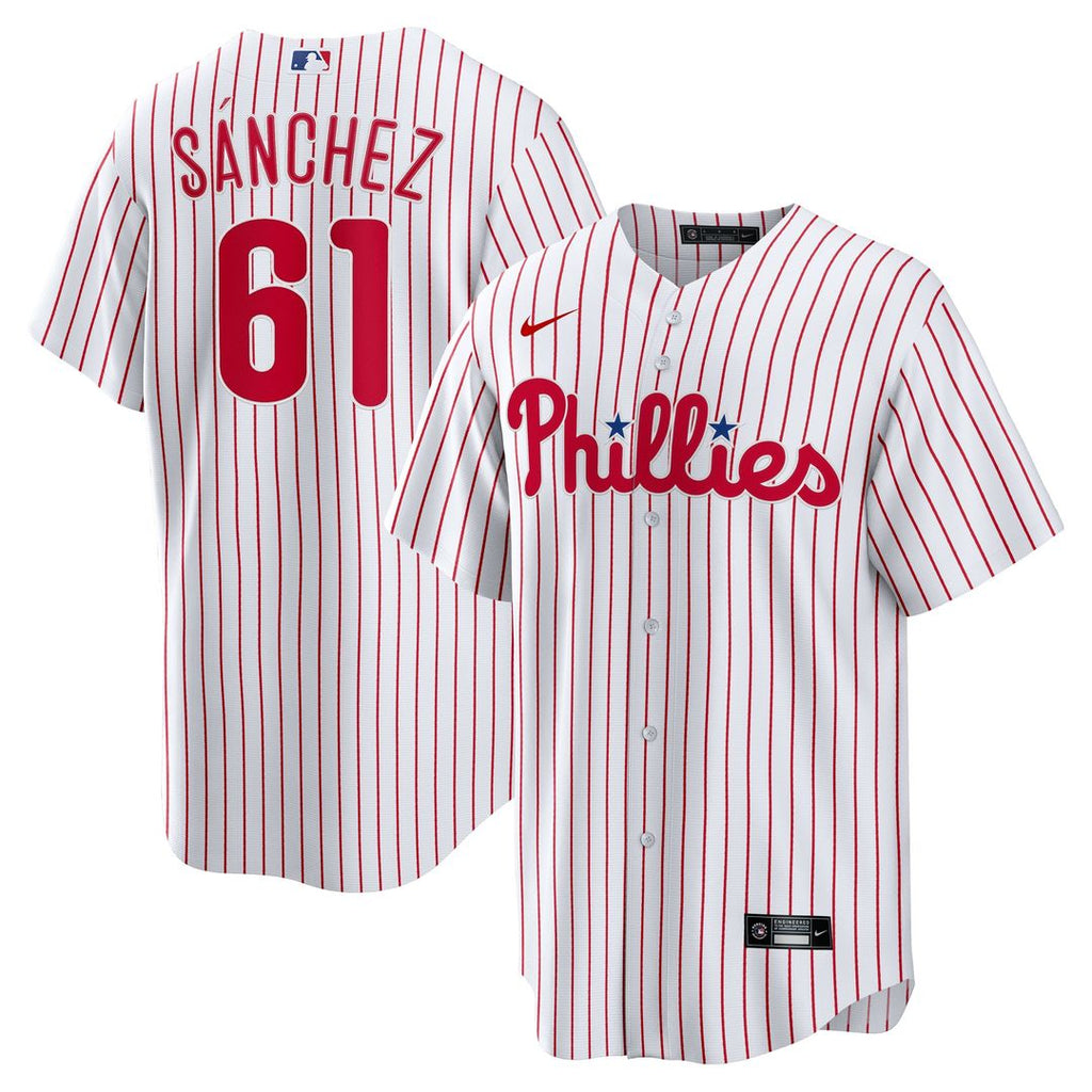 Philadelphia Phillies Cristopher Sanchez | Nike White Home Replica Jersey