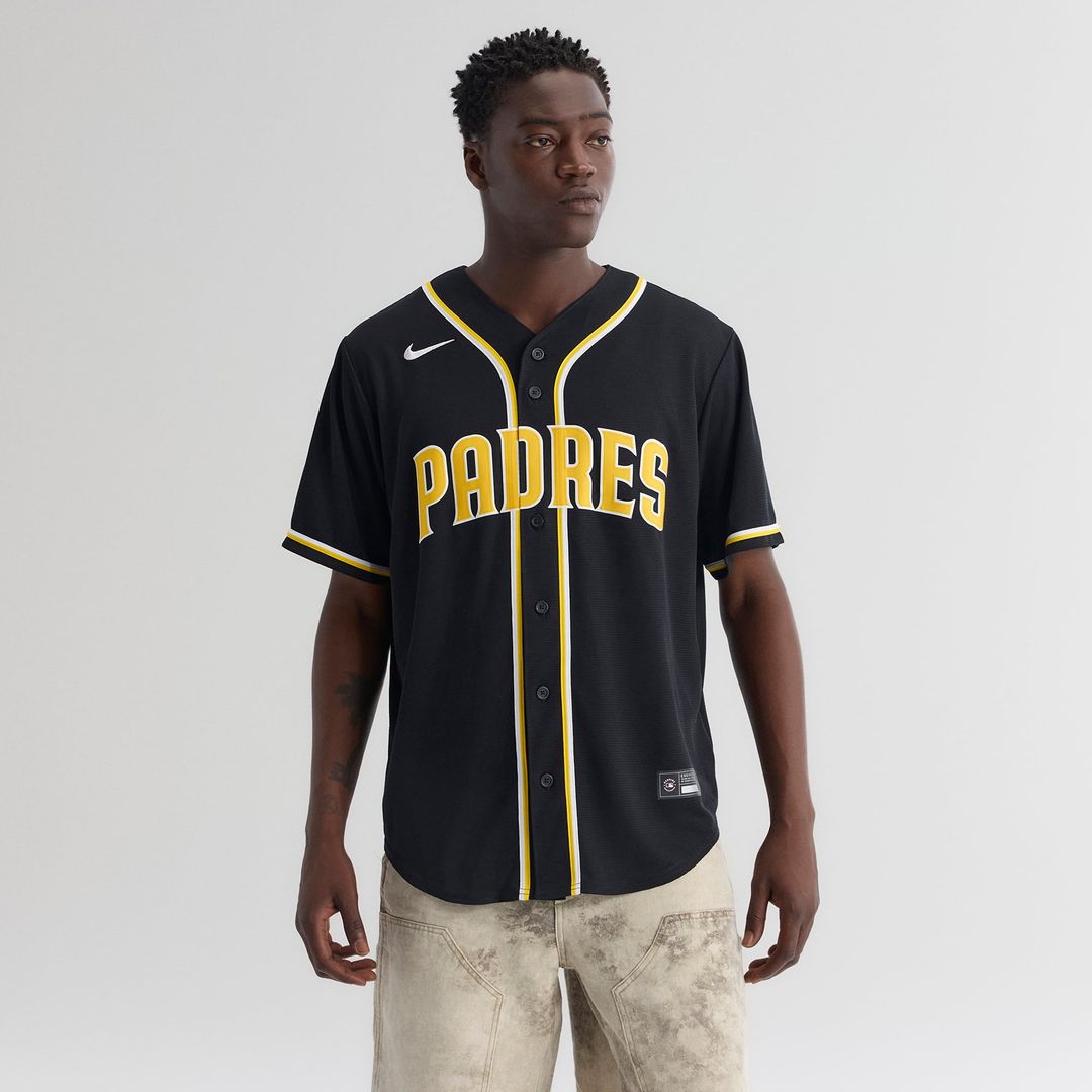 San Diego Padres Jackson Merrill | Nike Fashion Replica Black Out Jersey