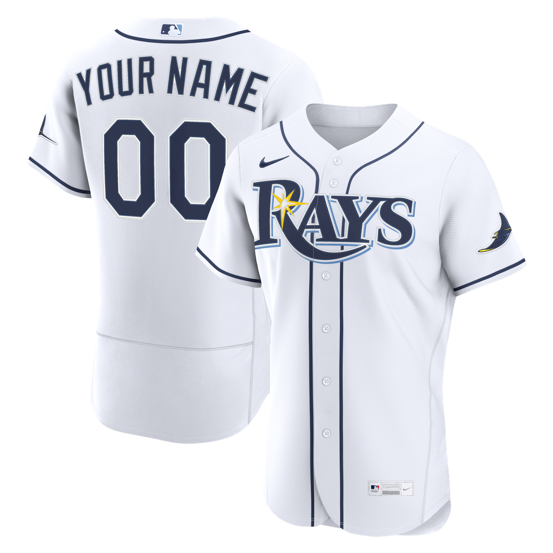 Tampa Bay Rays | Nike White Home Authentic Custom Jersey