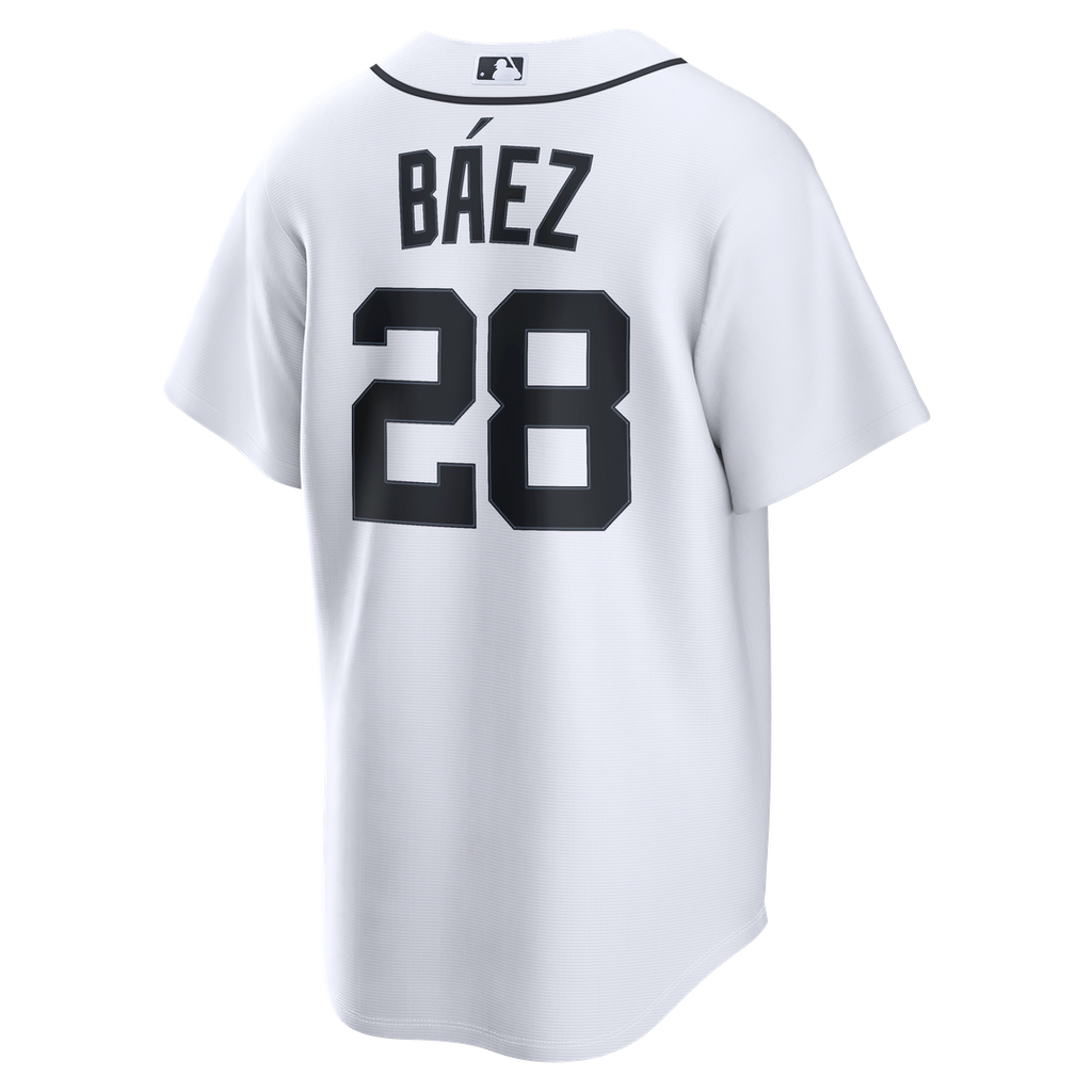 Detroit Tigers Javier Báez | Nike White Home Replica Jersey