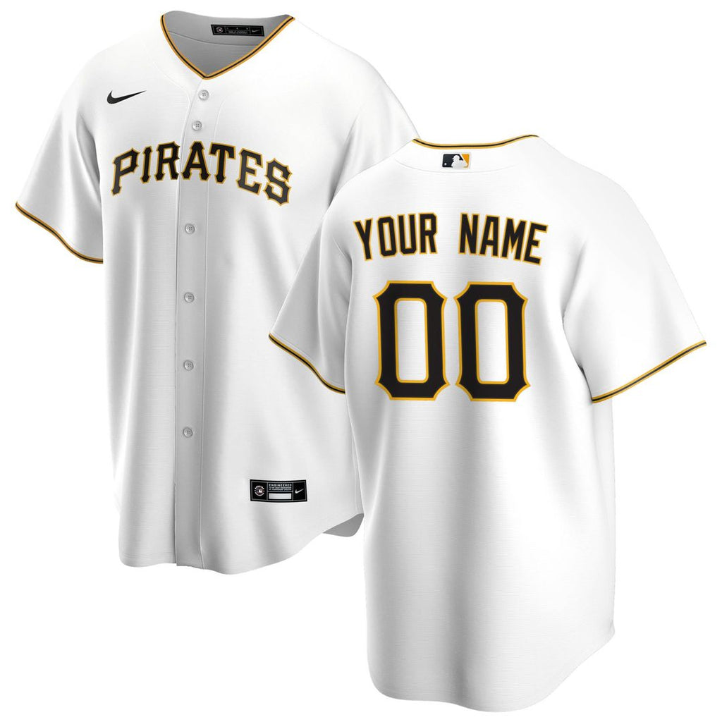Pittsburgh Pirates | Nike White Home Replica Custom Jersey