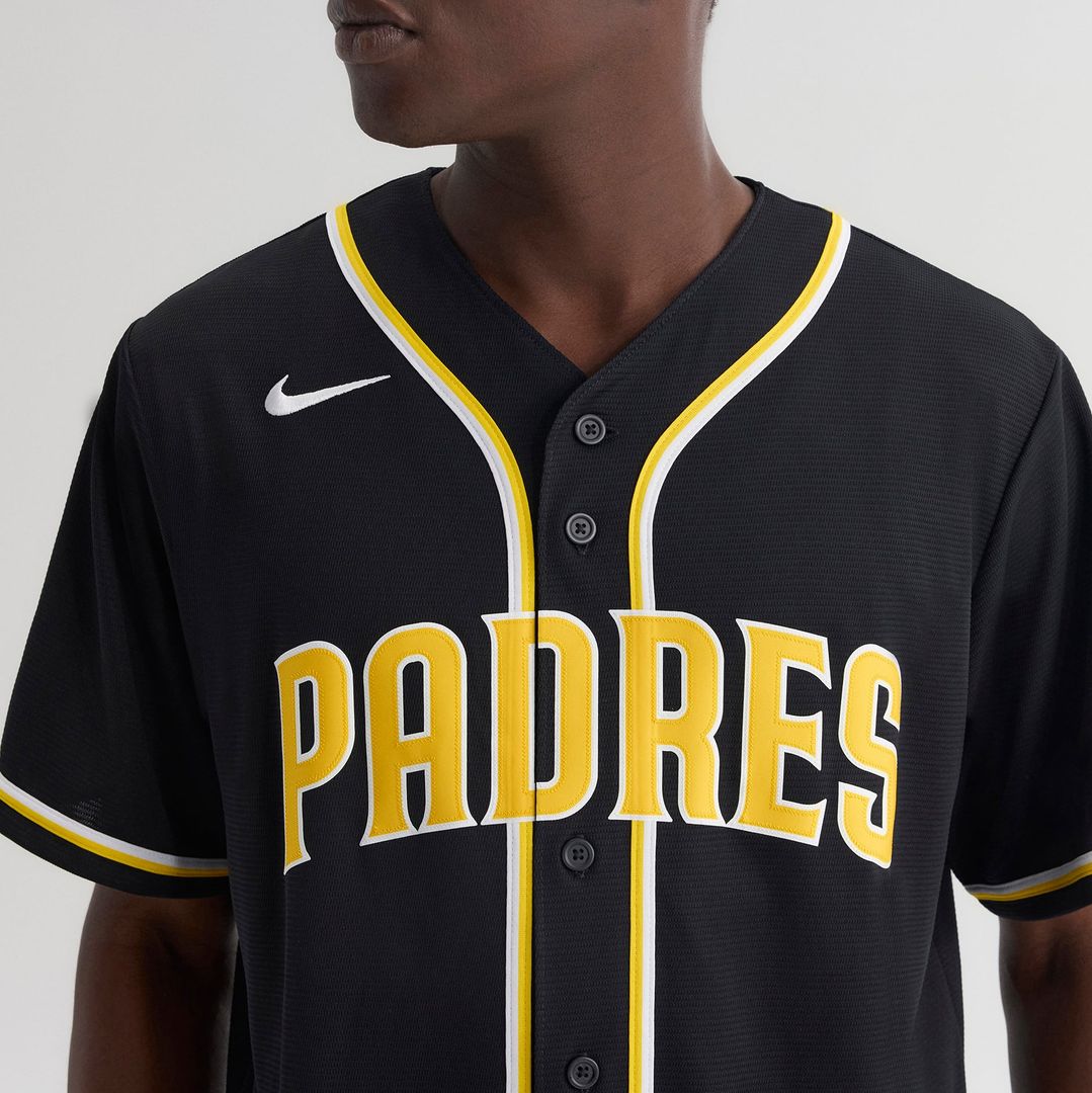 San Diego Padres Jackson Merrill | Nike Fashion Replica Black Out Jersey
