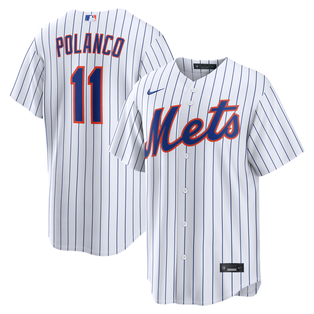 New York Mets Jorge Polanco | Nike White Home Replica Jersey