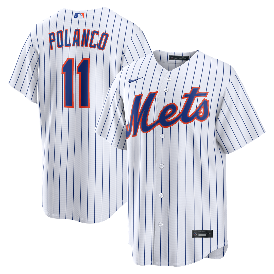 New York Mets Jorge Polanco | Nike White Home Replica Jersey