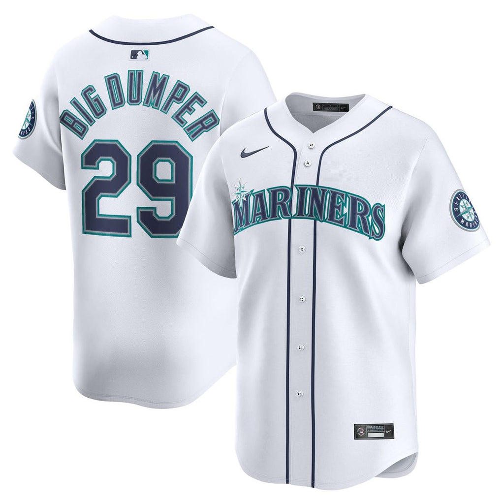 Seattle Mariners Cal Raleigh | Nike White Home Limited Player Jersey