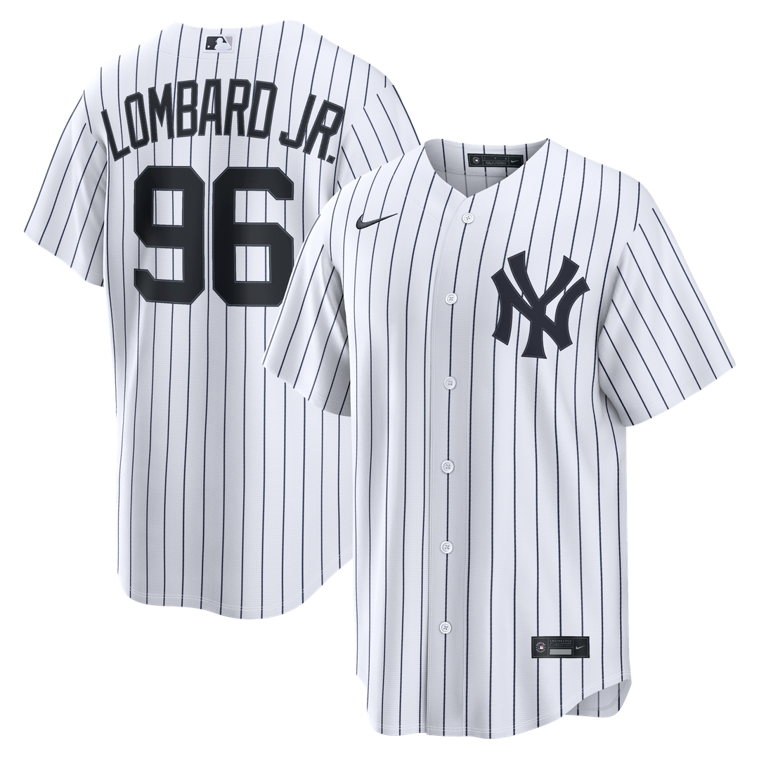 New York Yankees George Lombard Jr. | Nike White Home Replica Jersey