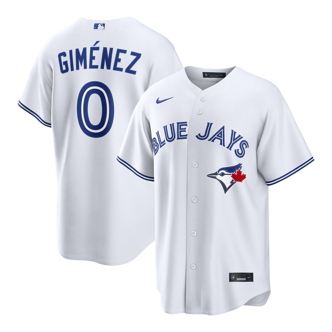 Toronto Blue Jays Andrés Giménez | Nike White Home Replica Jersey